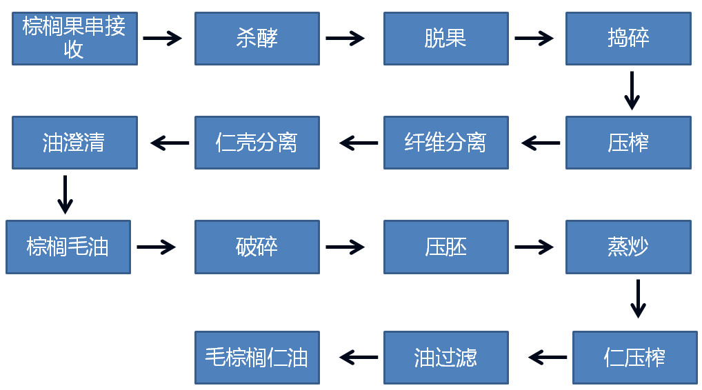 棕櫚生產(chǎn)線工作流程